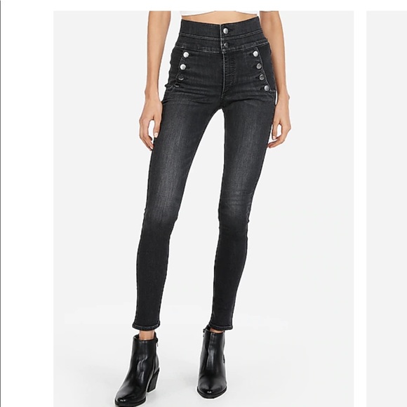 Express Super High Waisted Legging Jean